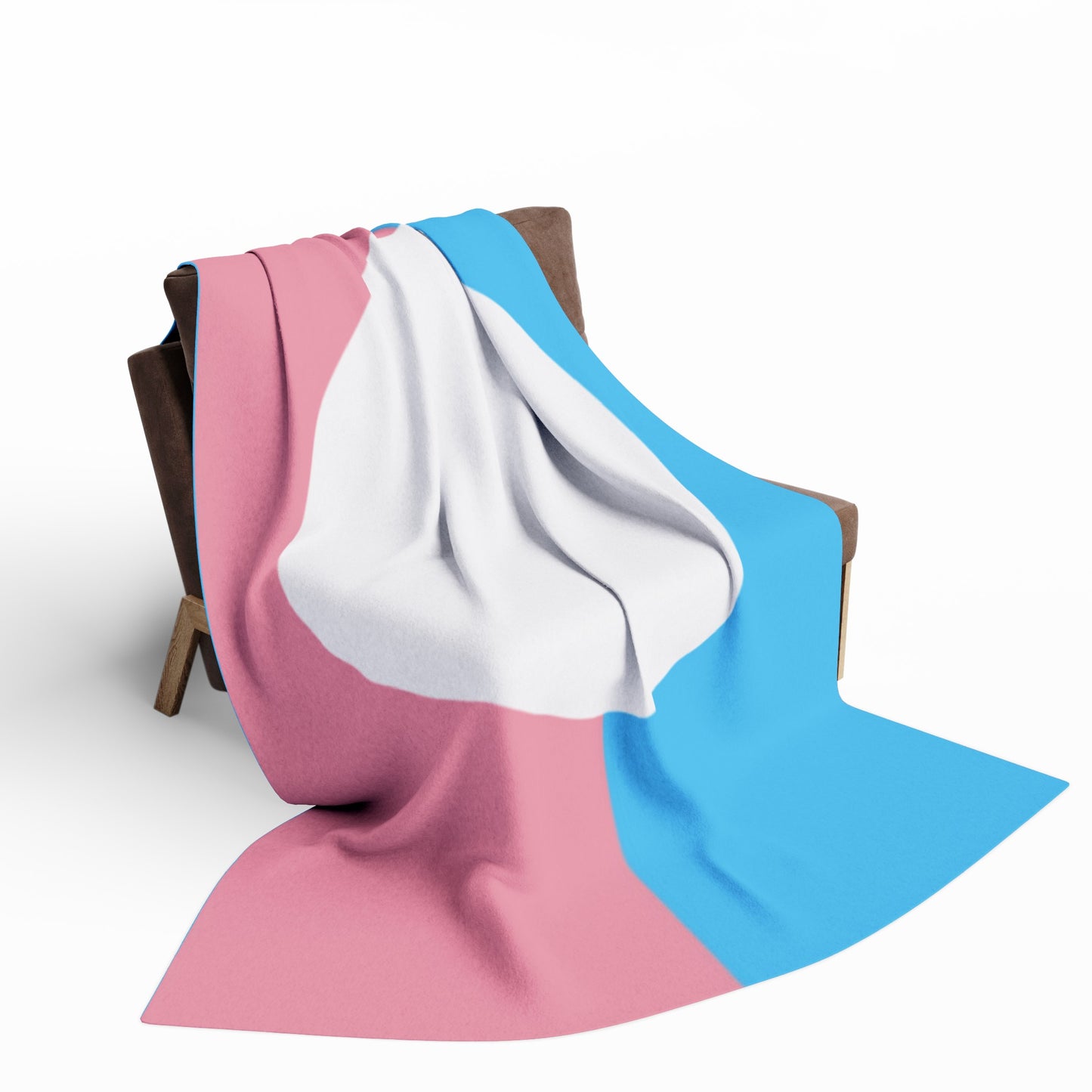 Super Large Blue Pink White Pride Australian Arctic Fleece Blanket (60"-80")