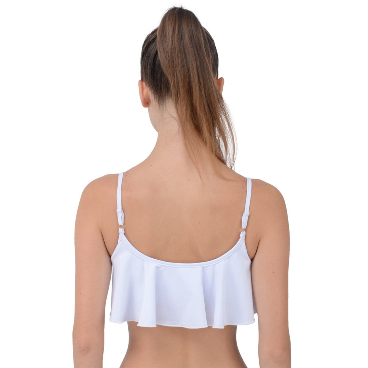 Teen - Plus Size Blue Pink White Vive l'Paris Pride Frilled Summer Top