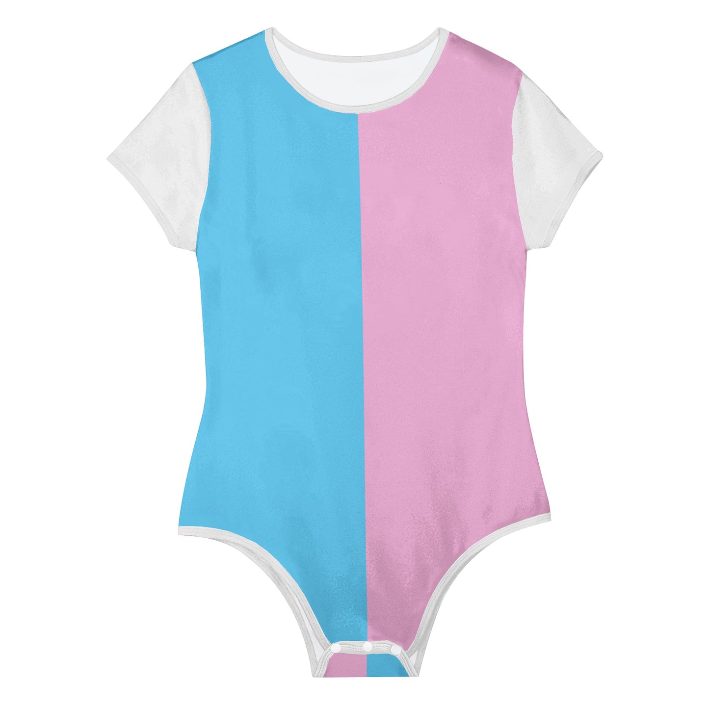 Teen Blue Pink White Pride Soft T-Shirt Bodysuit