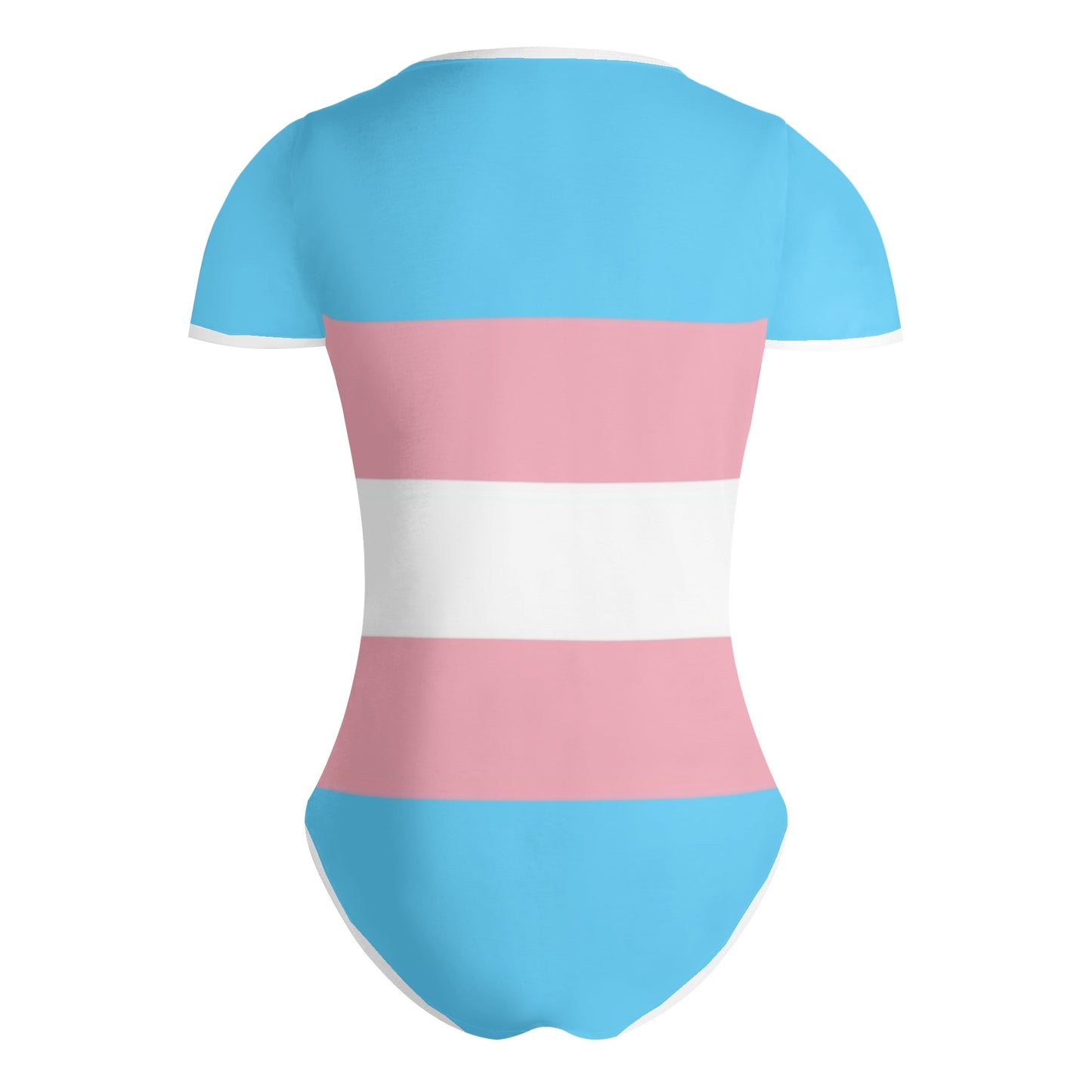 Teen Blue Pink White Pride Soft T-Shirt Bodysuit