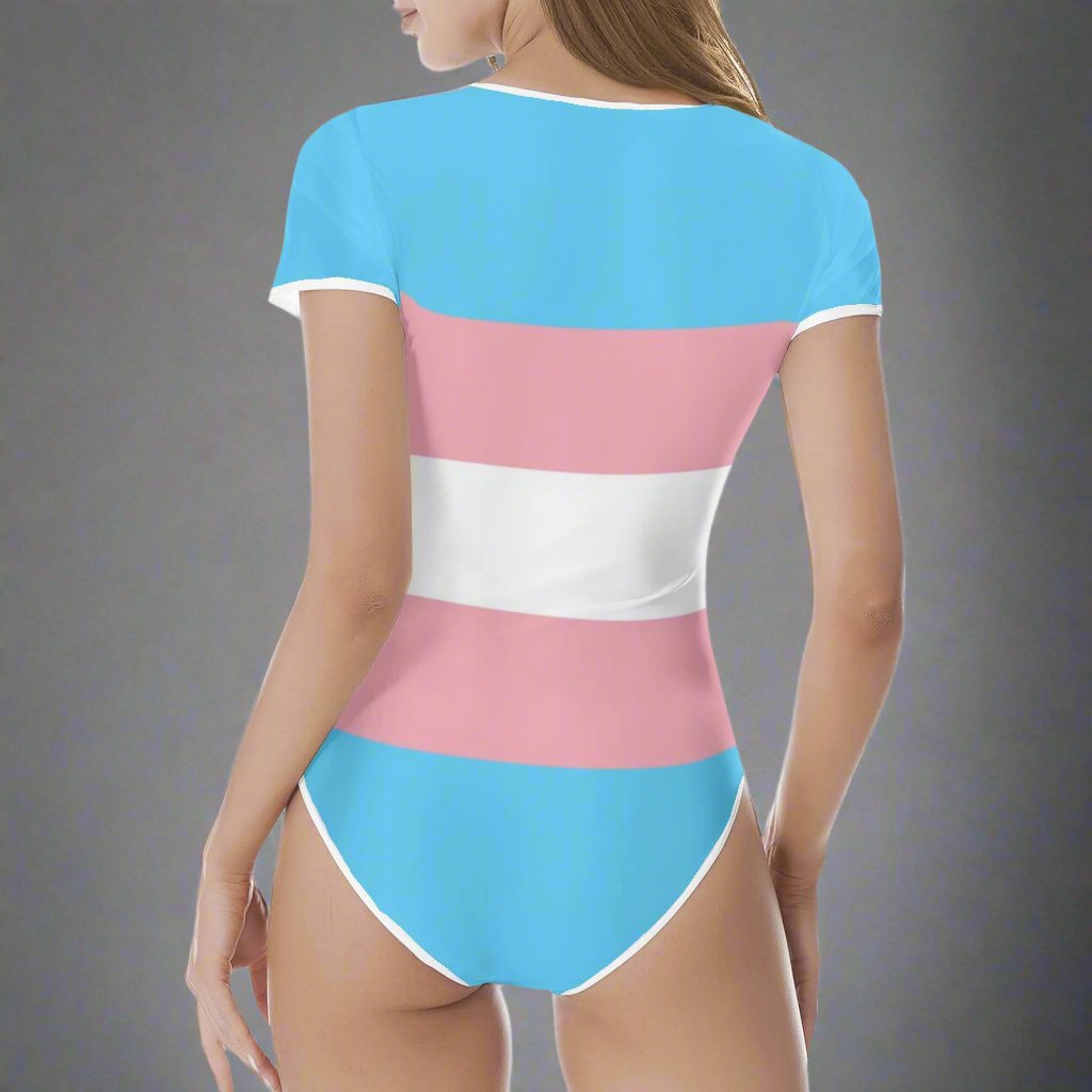 Teen Blue Pink White Pride Soft T-Shirt Bodysuit