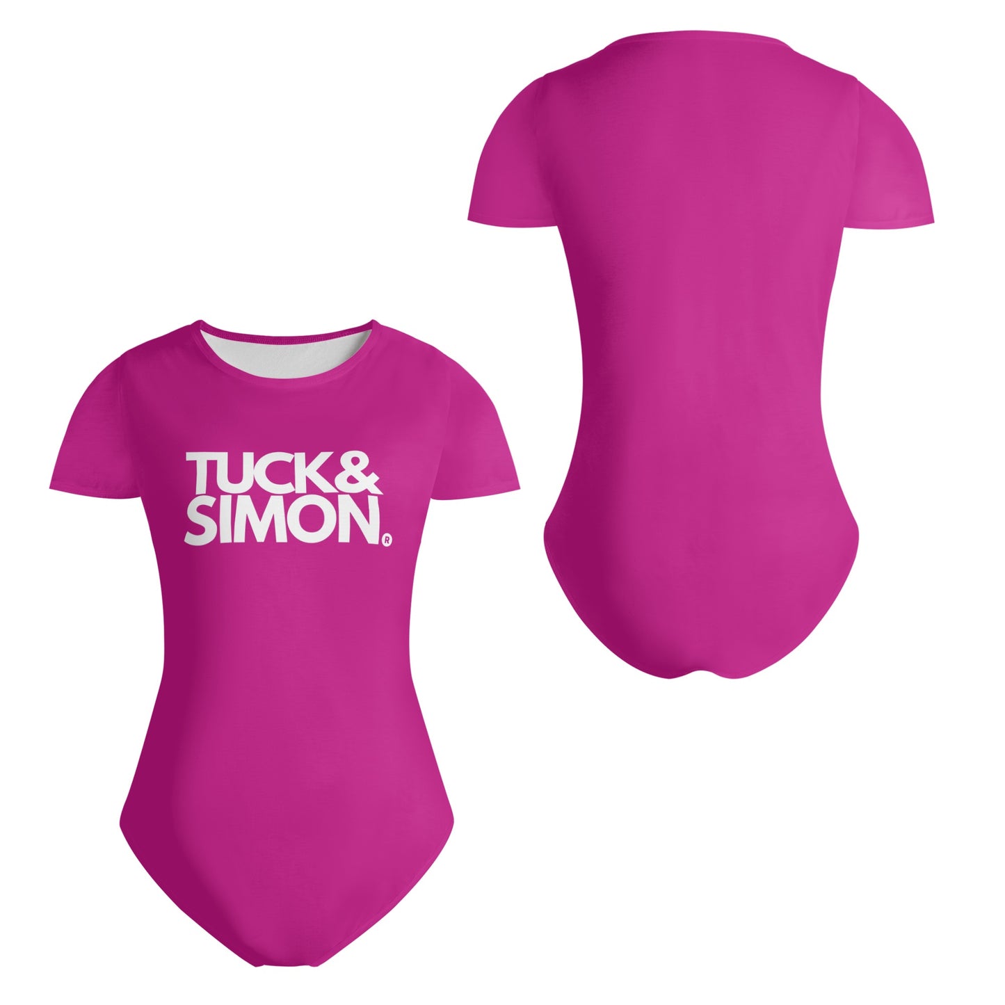 Teen Tuck&Simon Soft Fucshia T-Shirt Bodysuit