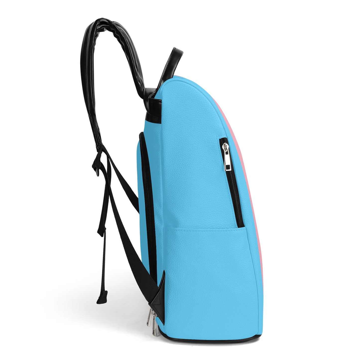 Blue Pink White Trans Pride Anti-Theft Backpack