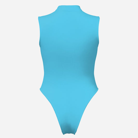 All-Over Print Women's One Piece Swimsuit Sleeveless-Milk Silk 180 GSM