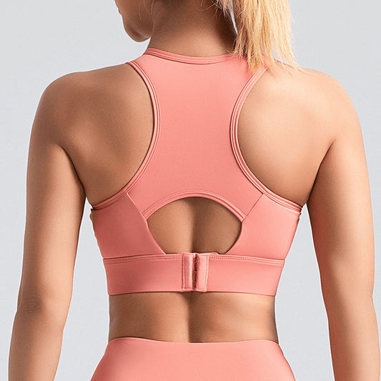 1 Side Design Print Women's Beauty Back Sports Bra