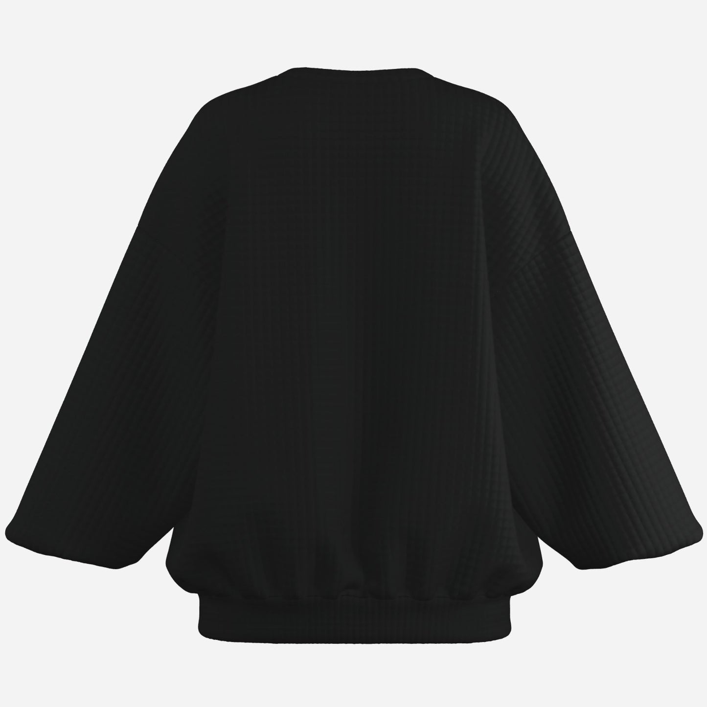 Tuck&Simon Signiture Black Drop Shoulder Sweater