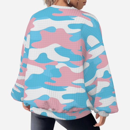 All-Over Print Women's Sweatshirt Drop Shoulder