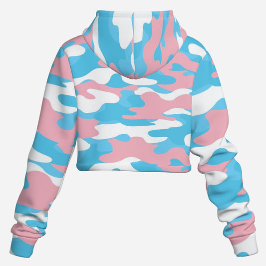Crop Top Pullover Hoodie