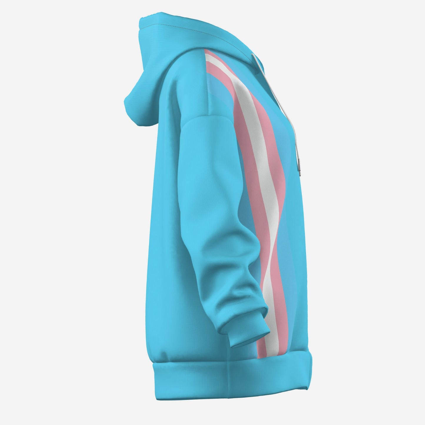 All-Over Print Women's Zipper Hoodie With Pocket-Air Layer 230 GSM