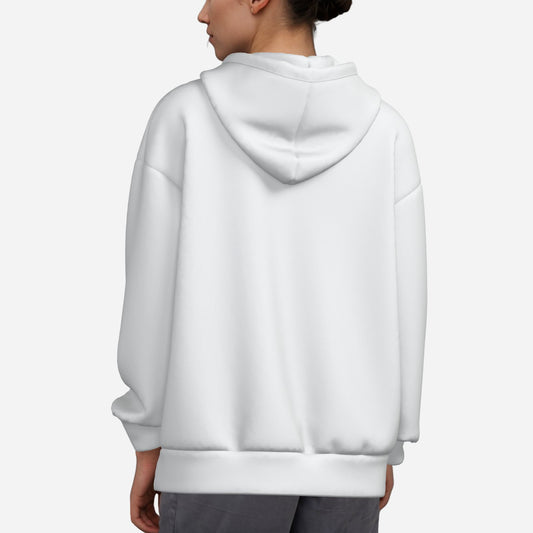 All-Over Print Women's Zipper Hoodie With Pocket-Air Layer 230 GSM