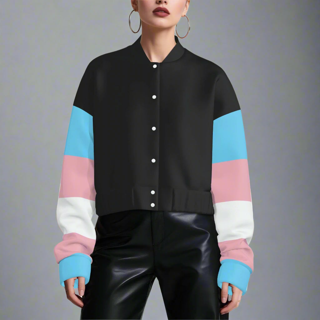 Pride Cropped Track Jacket