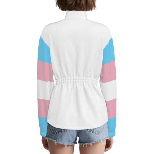 S-6XL Pride Lightweight Casual White Jacket