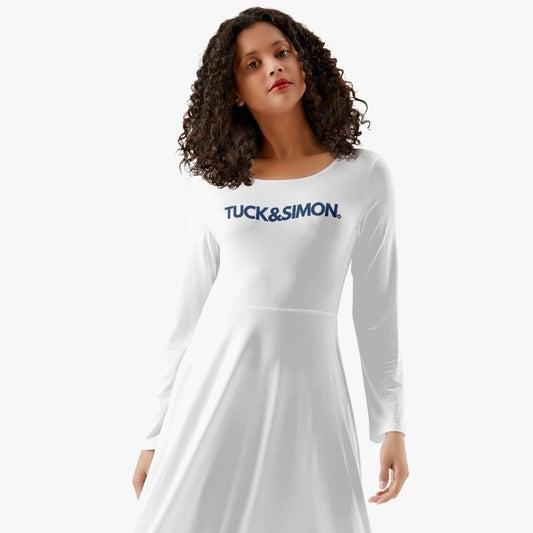 Tuck&Simon Long-Sleeve One-Piece Dress