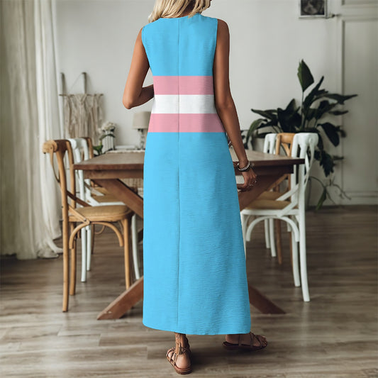 V-Neck Long dress