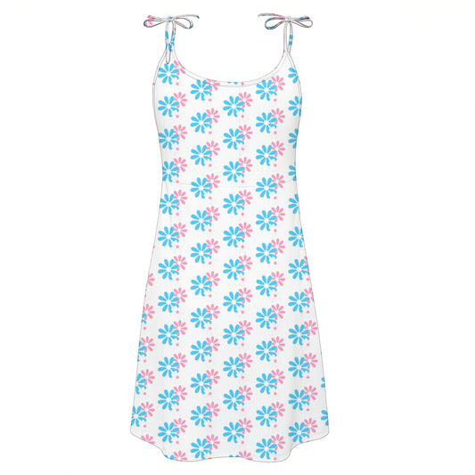 Pride White Beach Tie-Dress