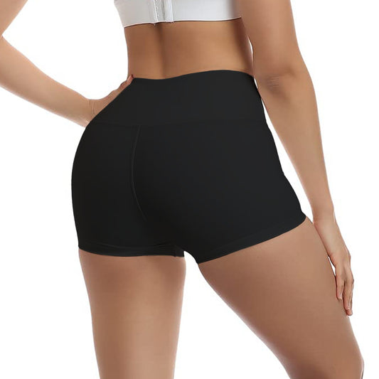 XS-L Hot Black Ultra-Short Yoga Shorts