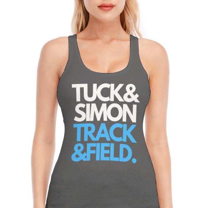 Tuck&Simon Track&Field Dark Grey Casuals Racerback Vest