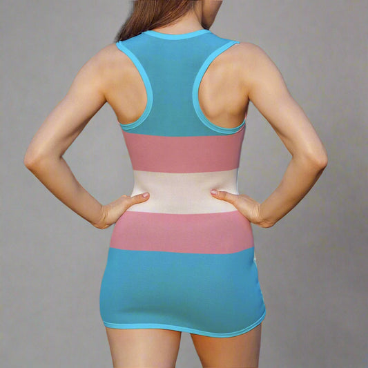 Pride Sheer Mesh Bodycon Dress