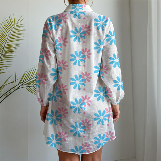 Pride Long Sleeve Shirt Dress