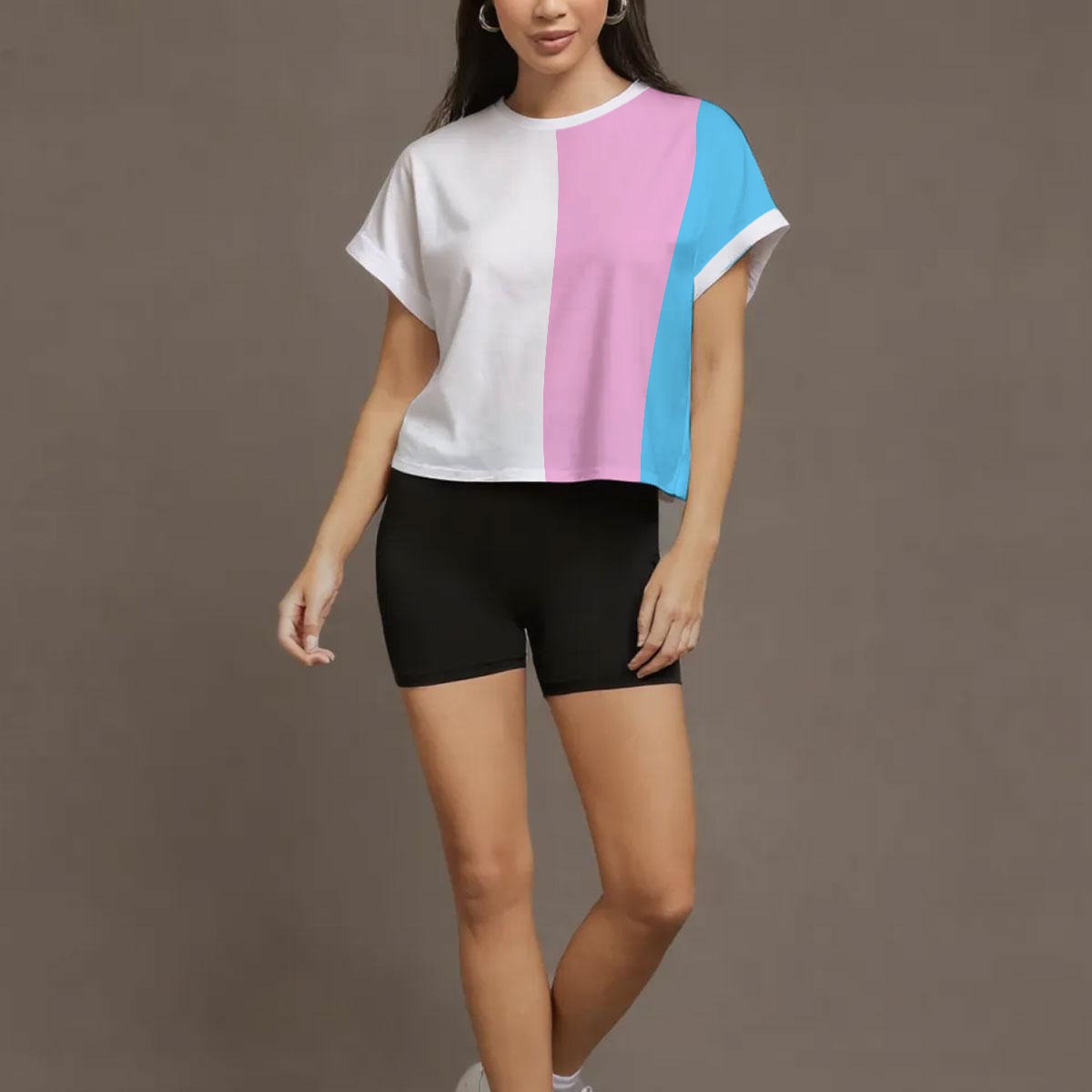 Pride Open-Back Crossover Workout Top