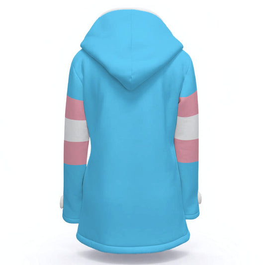 Pride Double-Breasted Fleece Winter Coat