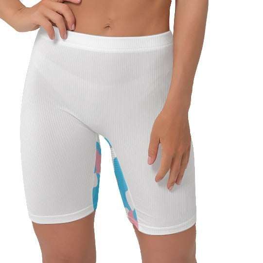 Blue Pink White Pride Stretchy Lady Boxers