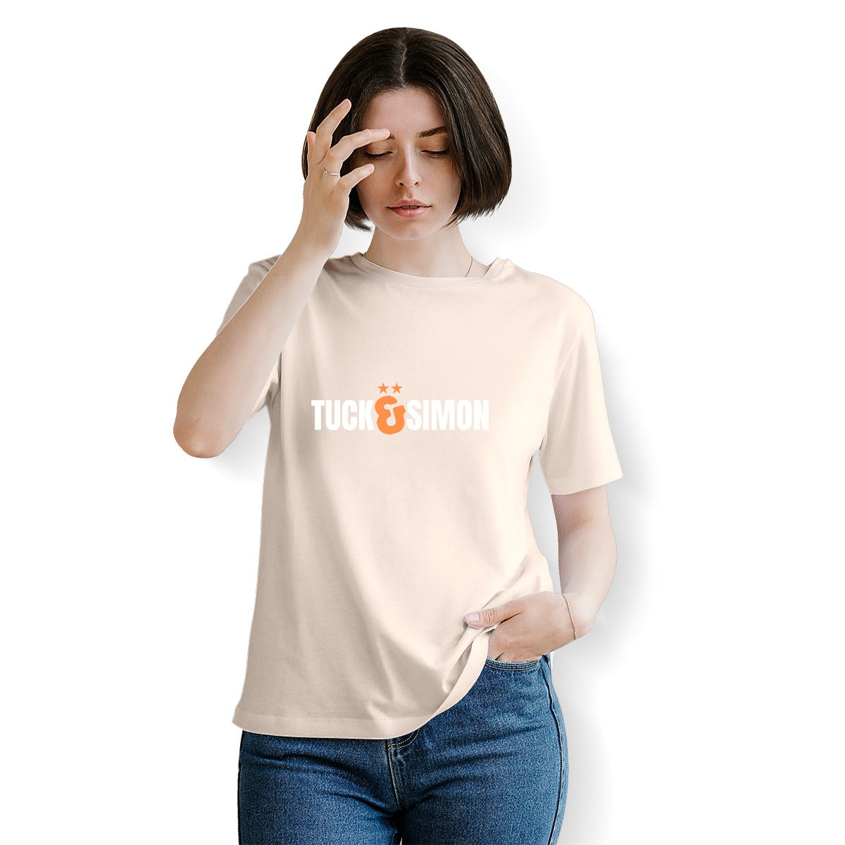 S - 2XL Teen Tuck & Simon Essential Crew T-Shirt