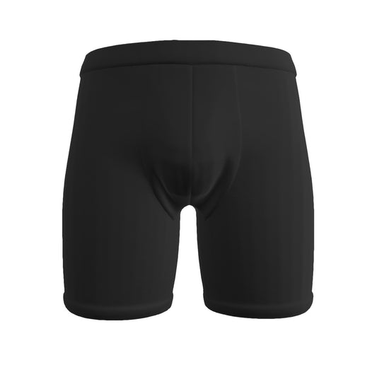 S - 5XL Black Long Boxer Briefs
