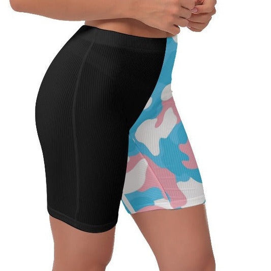 Blue Pink White Pride Stretchy Lady Boxers