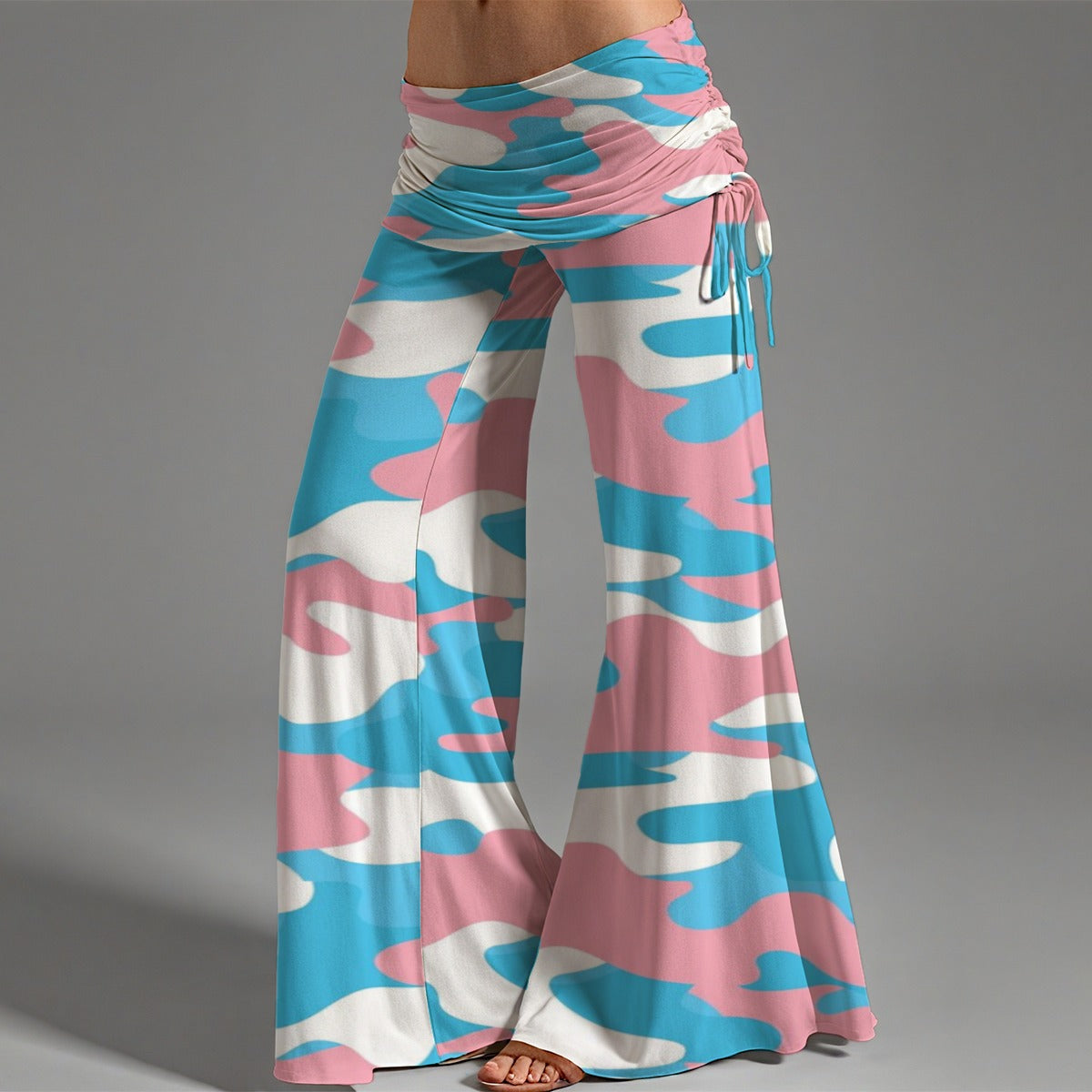High Waist Wide-Legged Pants
