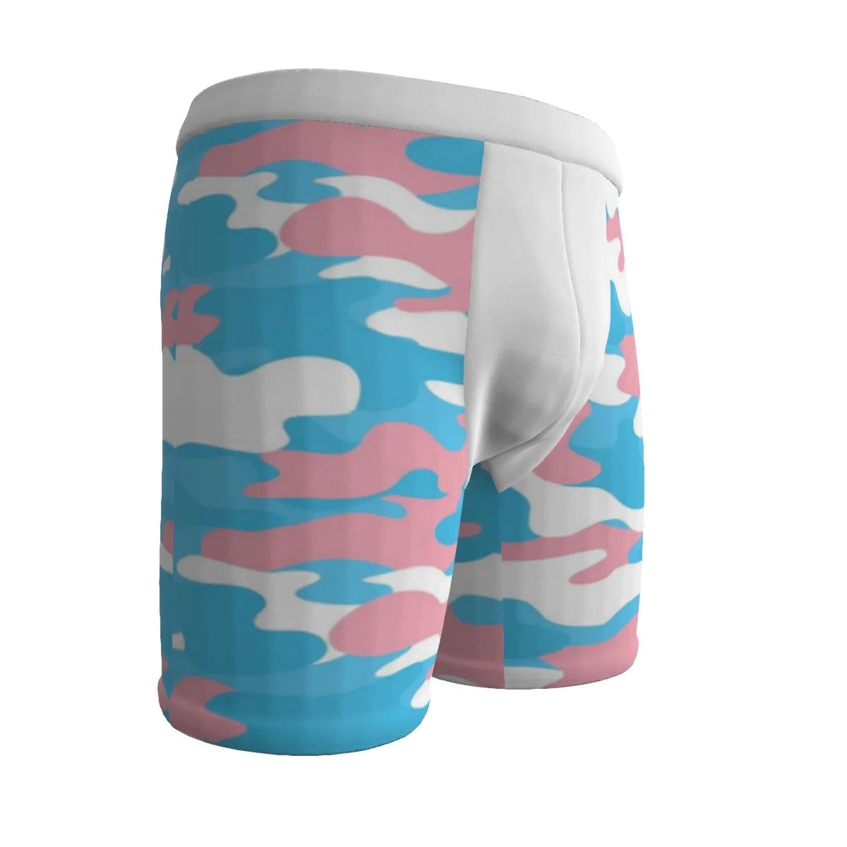 S - 5XL Blue Pink White Pride Camouflage Boyfriend Boxers