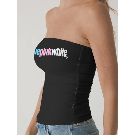 2XS-3XL Blue Pink White Pride Double-Layer Strapless Top