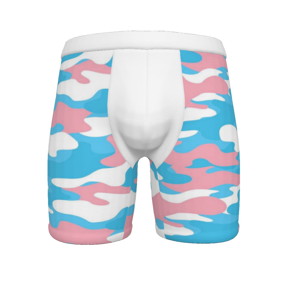 S - 5XL Blue Pink White Pride Camouflage Boyfriend Boxers