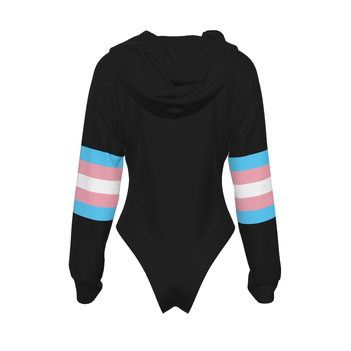 Teen Pride Black Raglan Sleeve Hooded Bodysuit