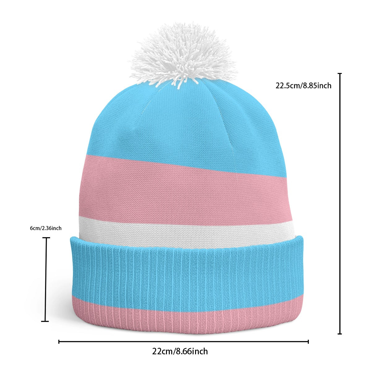 Pride Knitted Pom-Pom Hat