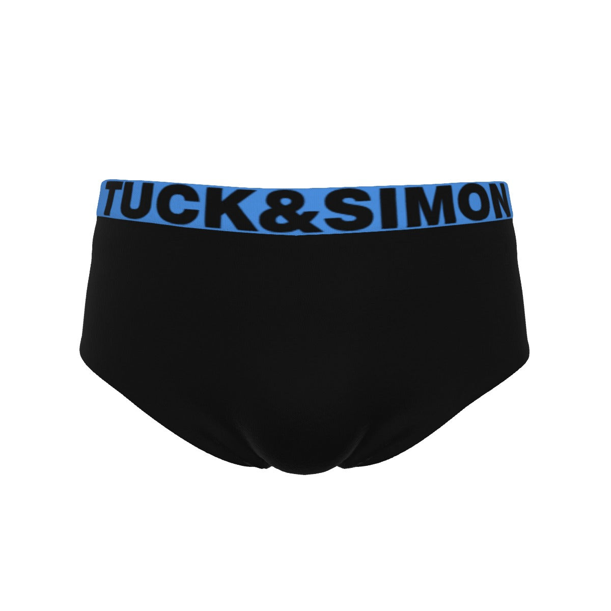 S-5XL Tuck&Simon Black Colorband Boyfriend Underwear