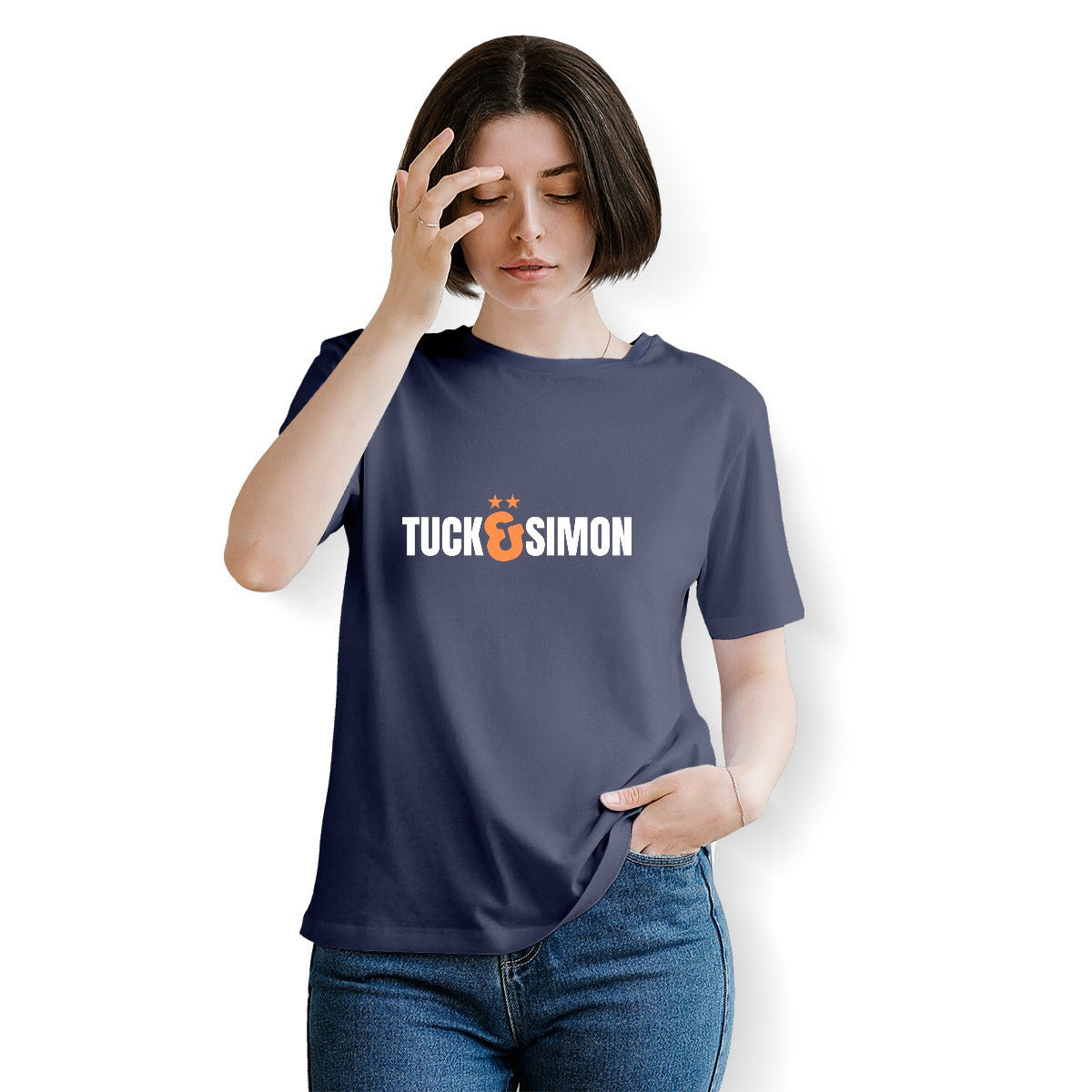 S - 2XL Teen Tuck & Simon Essential Crew T-Shirt