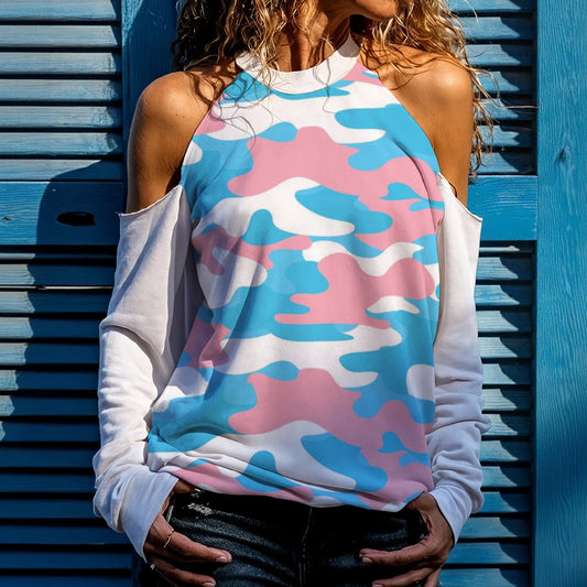 XS-2XL Pride Cold Shoulder Sweatshirt