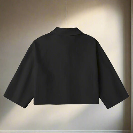 Teen Blue Pink White Pride Thin Cropped Jacket