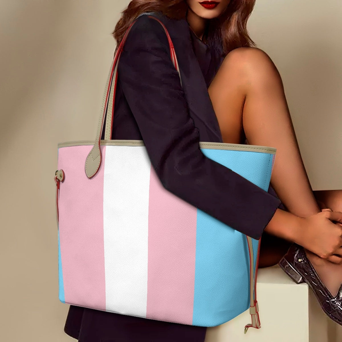 Claudia Chu® Pride Vegan Leather Tote & Purse Set