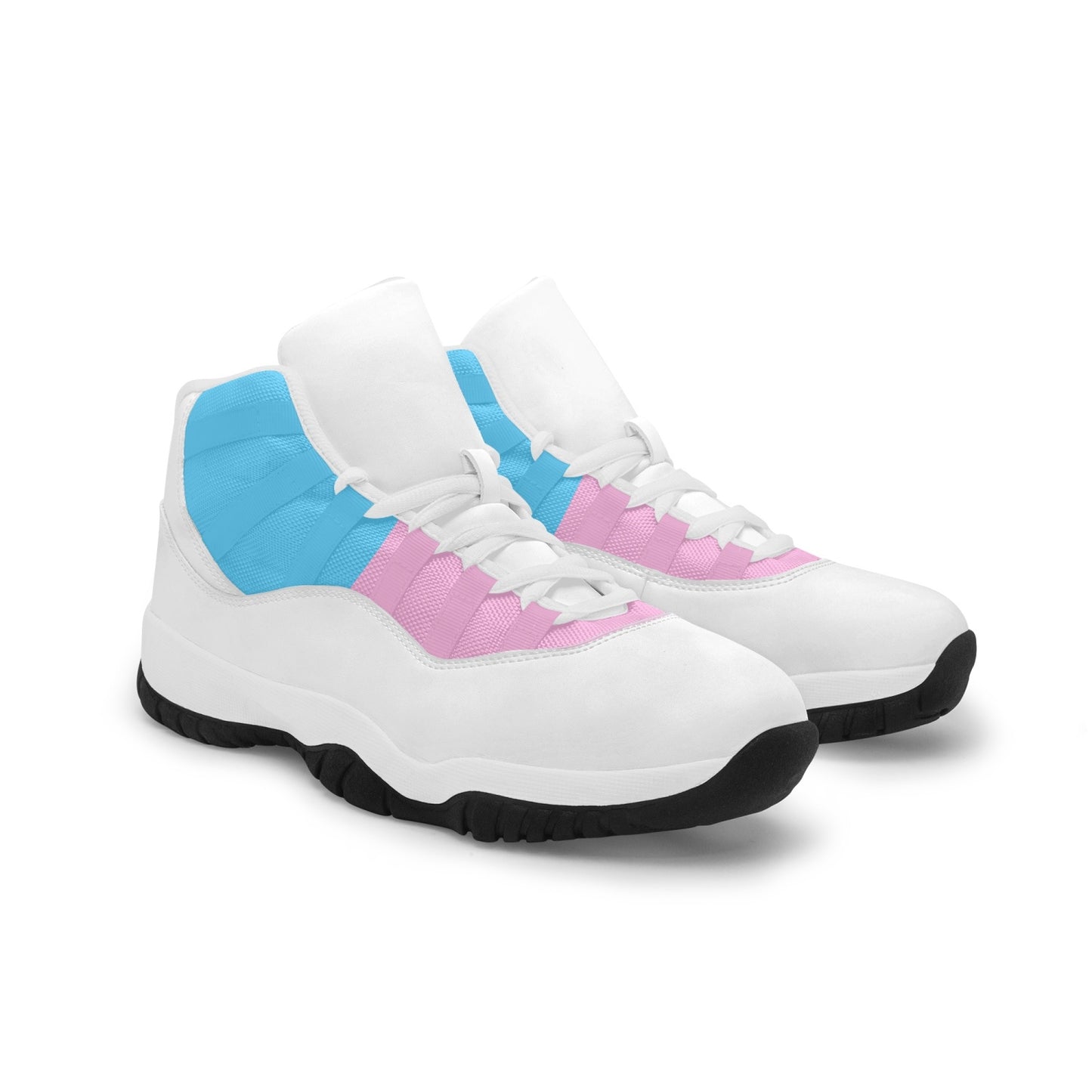 Replica J-11 Blue Pink White Pride Harlequin Basketball Kicks