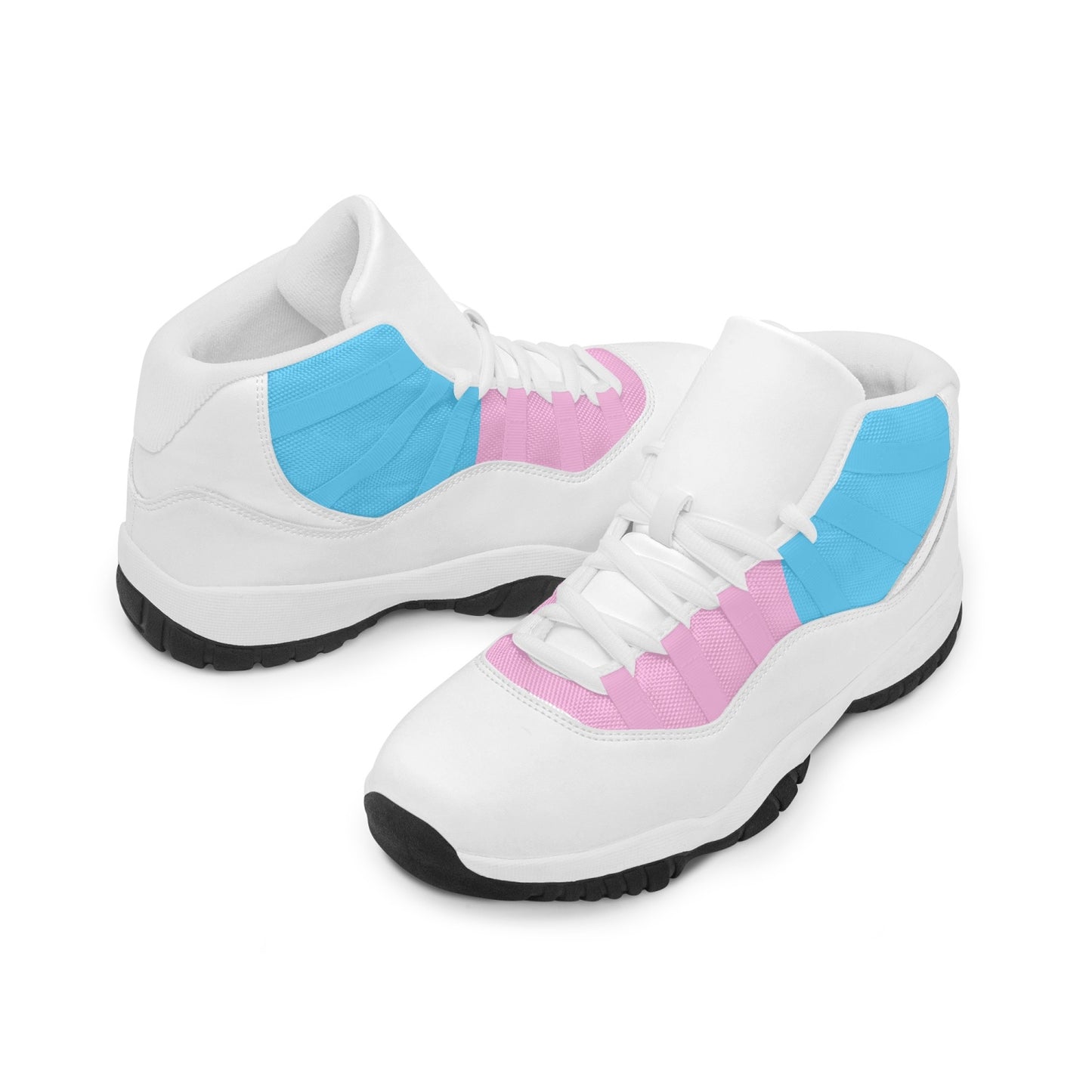 Replica J-11 Blue Pink White Pride Harlequin Basketball Kicks