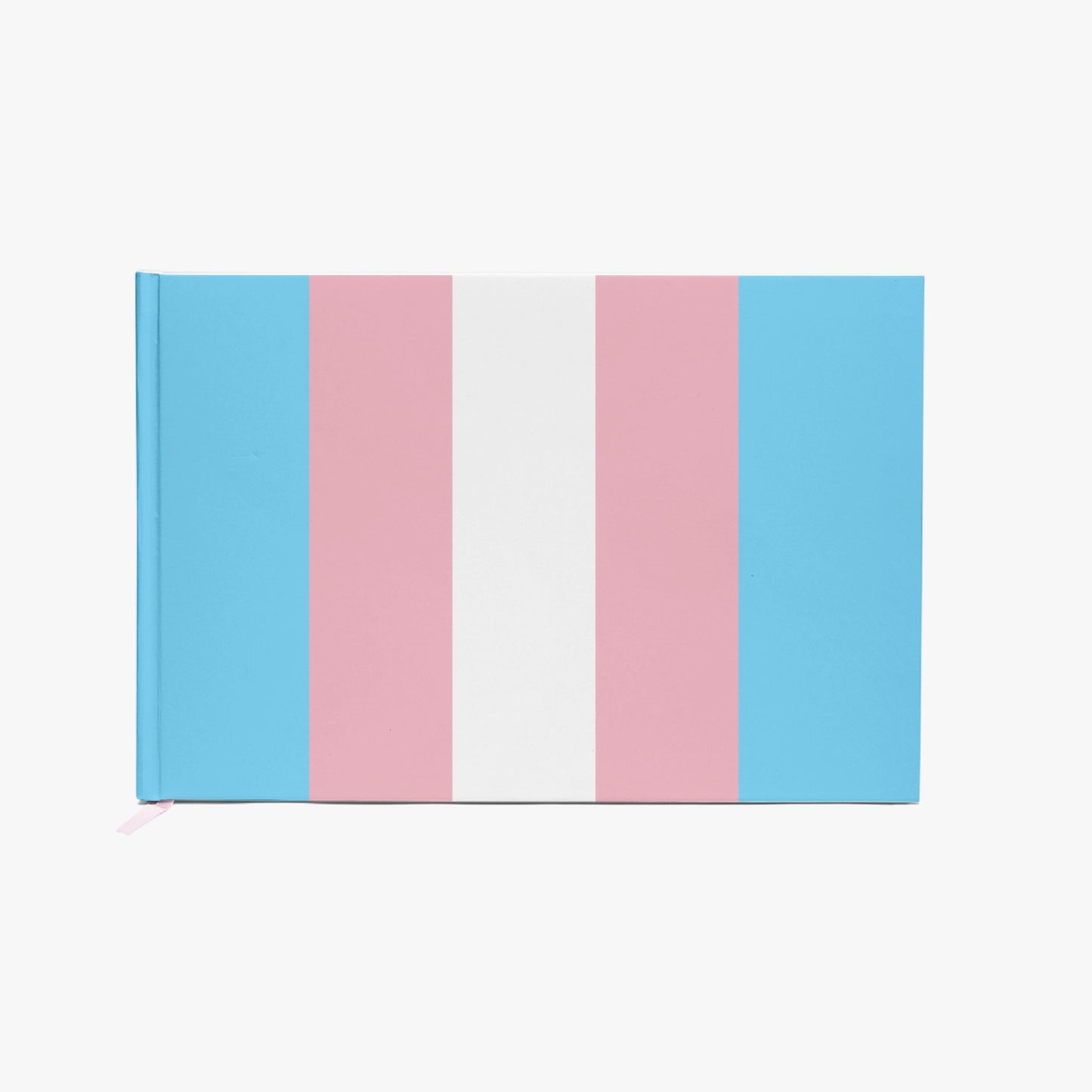 Blue Pink White All-Over Pride Rectangle Wedding Guest Book