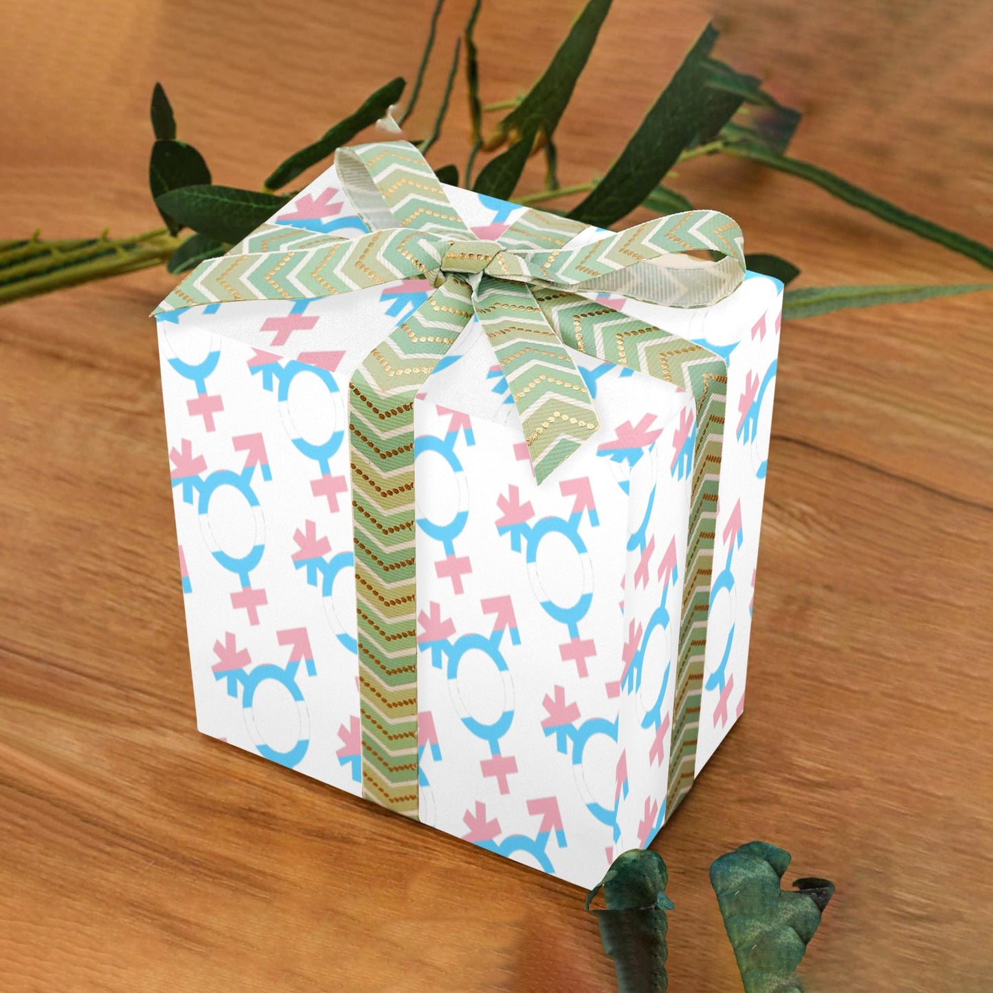 Coated Gift Wrapping Paper 58"x 22"(1 Roll)(Made in Queens)