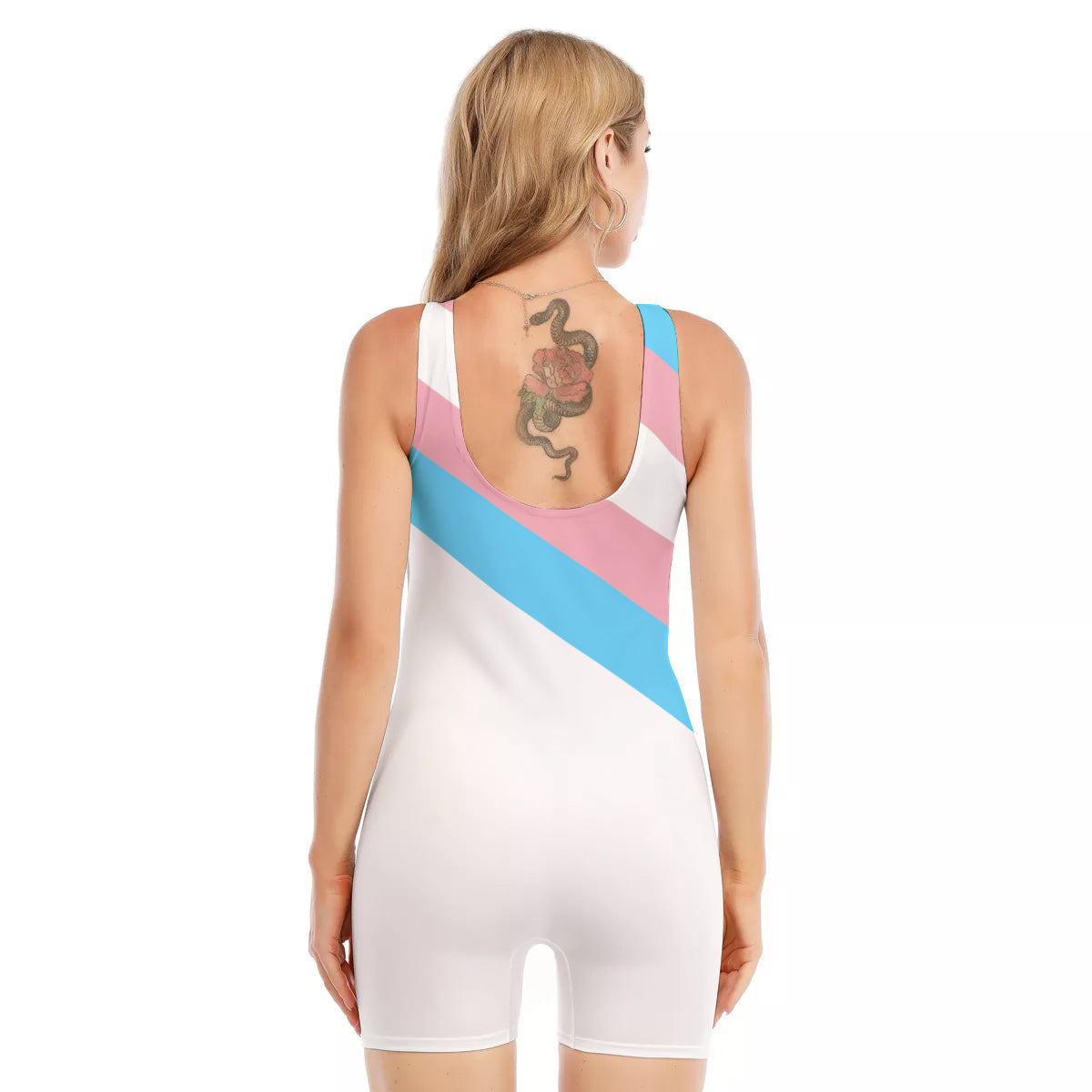 All-Over Print Women's Sleeveless One-piece Swimsuit