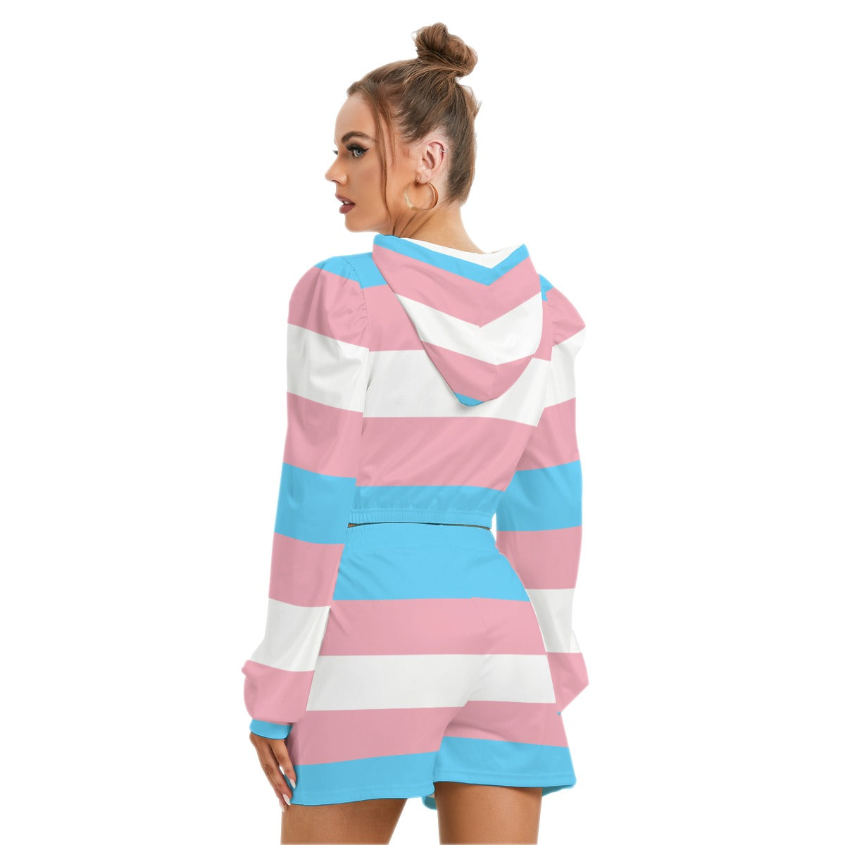 All-Over Print Women's Hoodie And Short Pants Set