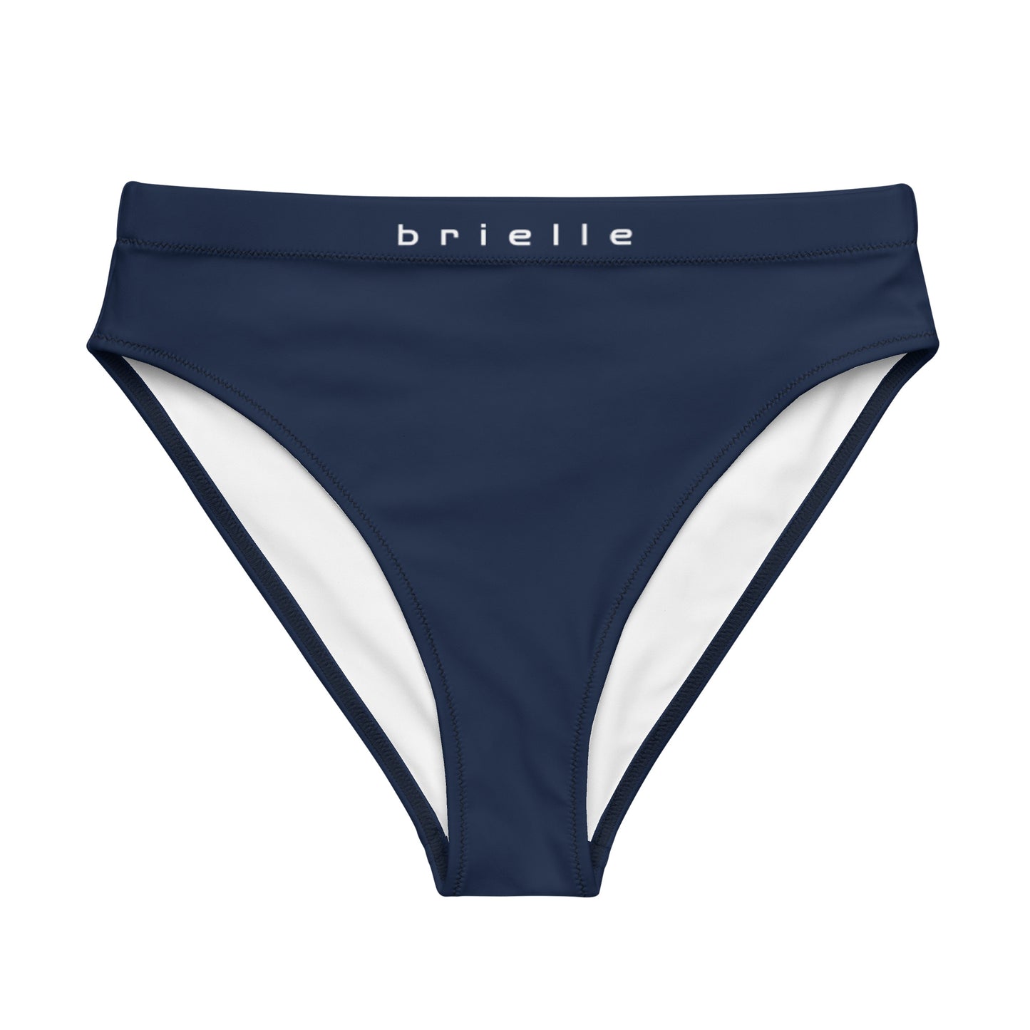 Brielle High-Waisted High-Cut Leg Hip-Popping Navy Tucking Panty.. tunnellsCo.