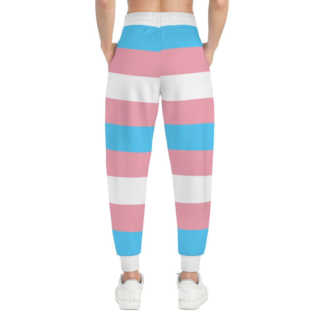 Trans Coloured Trans Pride Athletic Joggers tunnellsCo.