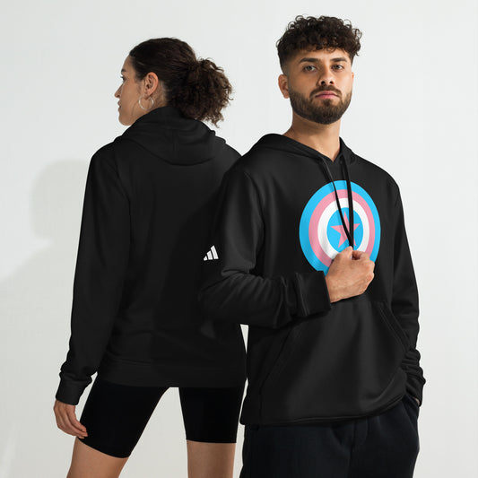 Transgender Pride Coloured Shield Hoodie from Adidas®