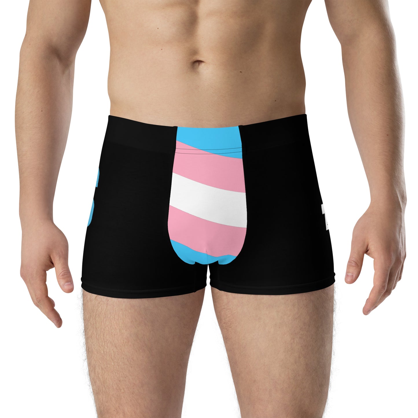 Teen - Plus Size 'Transgirls' Hashtag Black Boxers